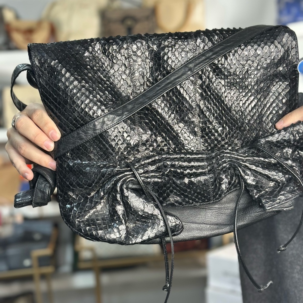 Carlos Falchi Exotic Messenger Bag